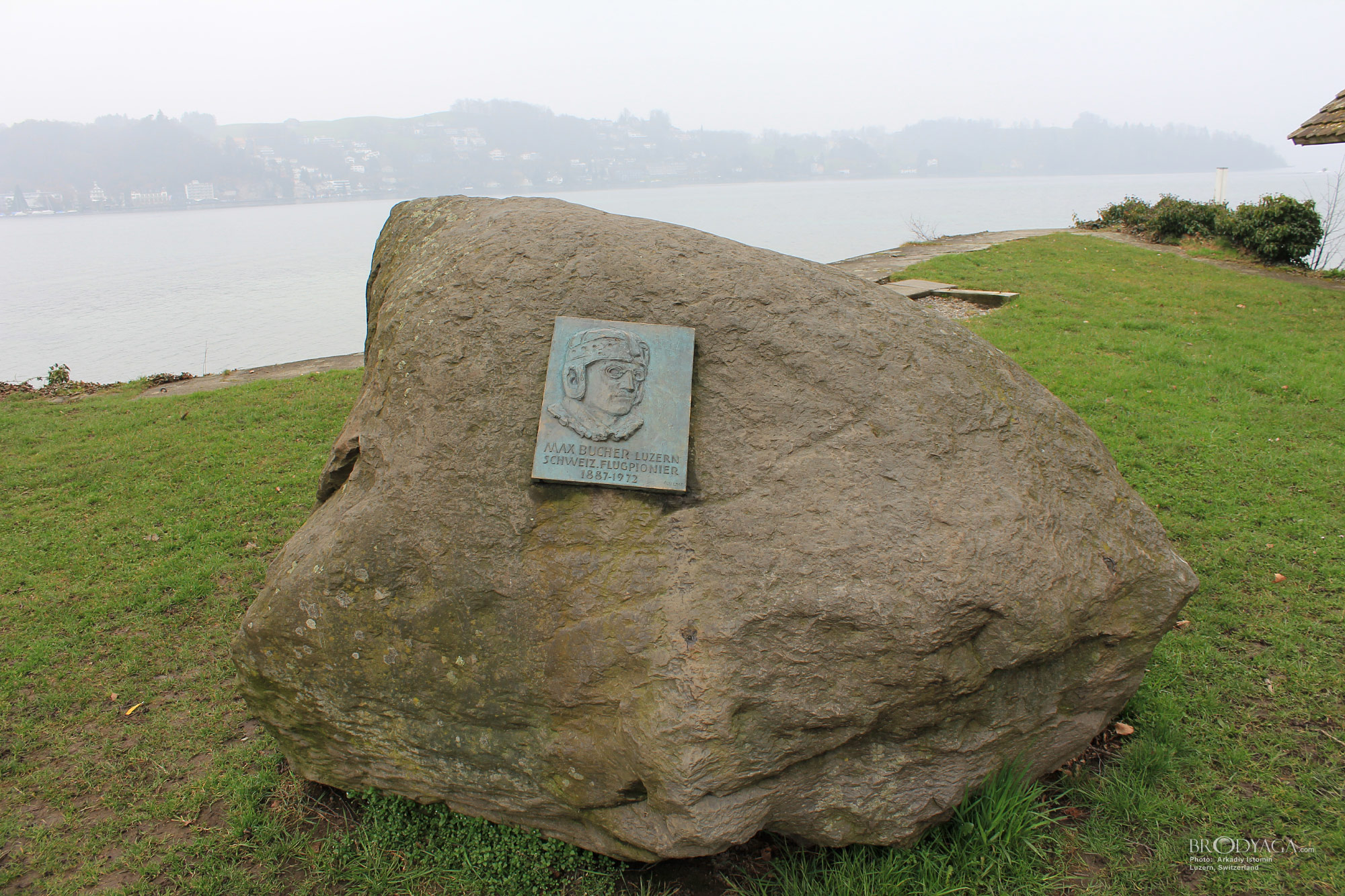  Flugpionier Max Bucher. Luzern (Lucerne)